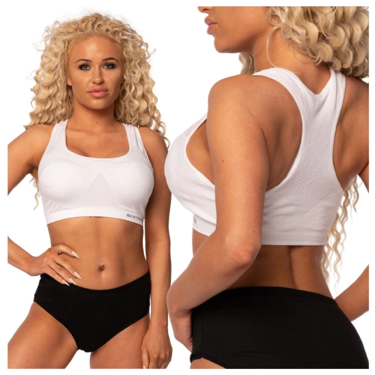 Biustonosz Sportowy Biały BIXTRA