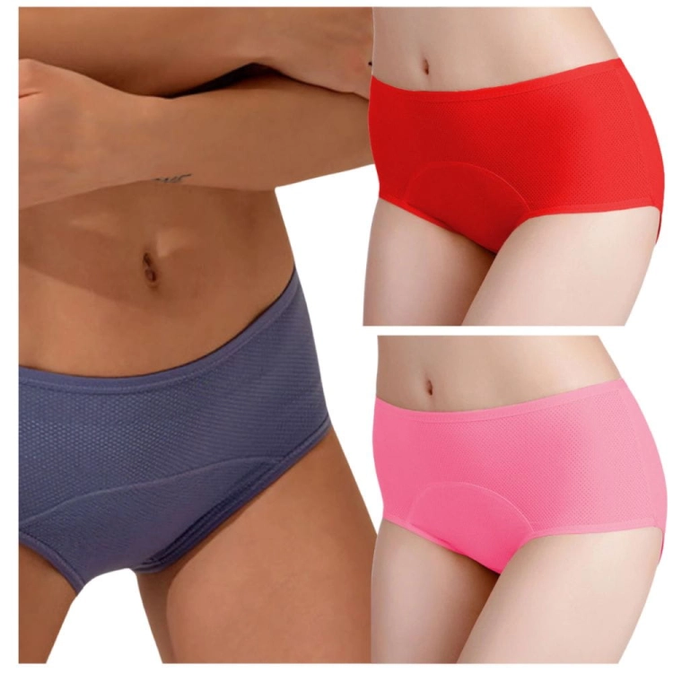 Majtki menstruacyjne damskie zestaw 3 sztuk