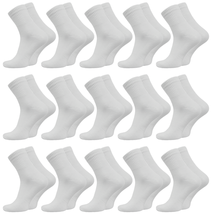 Skarpetki męskie zestaw 15 sztuk – klasyczne bawełniane