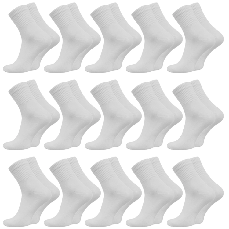 Skarpetki męskie zestaw 15 sztuk – klasyczne bawełniane