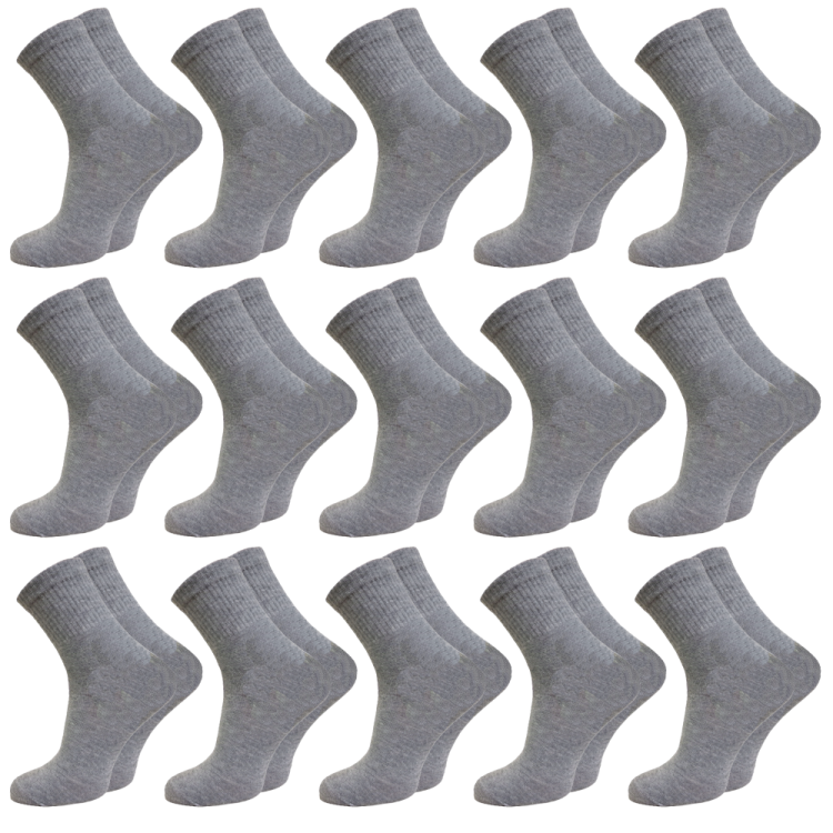 Skarpetki męskie zestaw 15 sztuk – klasyczne bawełniane