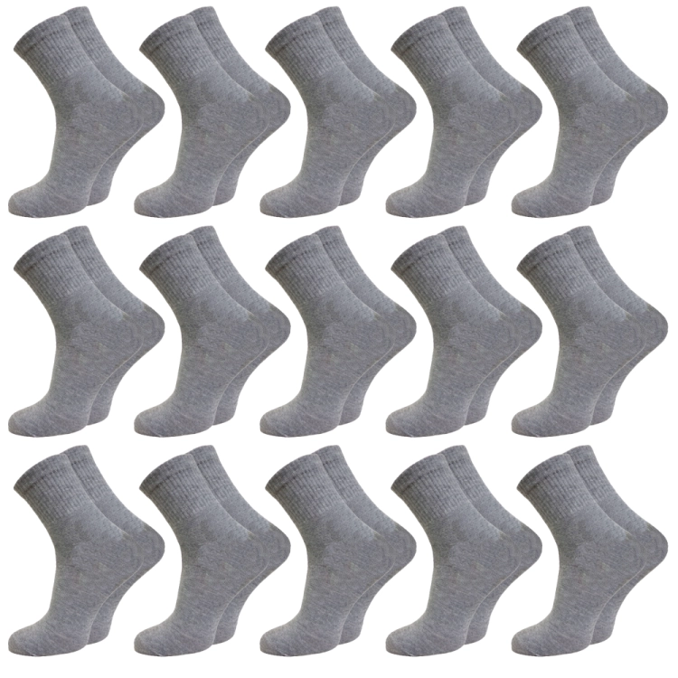Skarpetki męskie zestaw 15 sztuk – klasyczne bawełniane