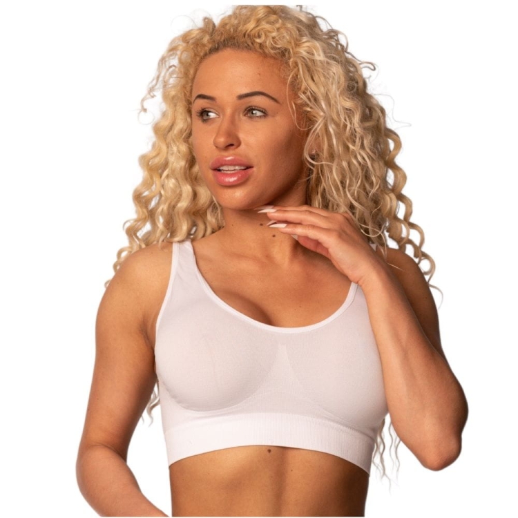 Top damski biustonosz miękki stanik bez fiszbin – zestaw 3 sztuk