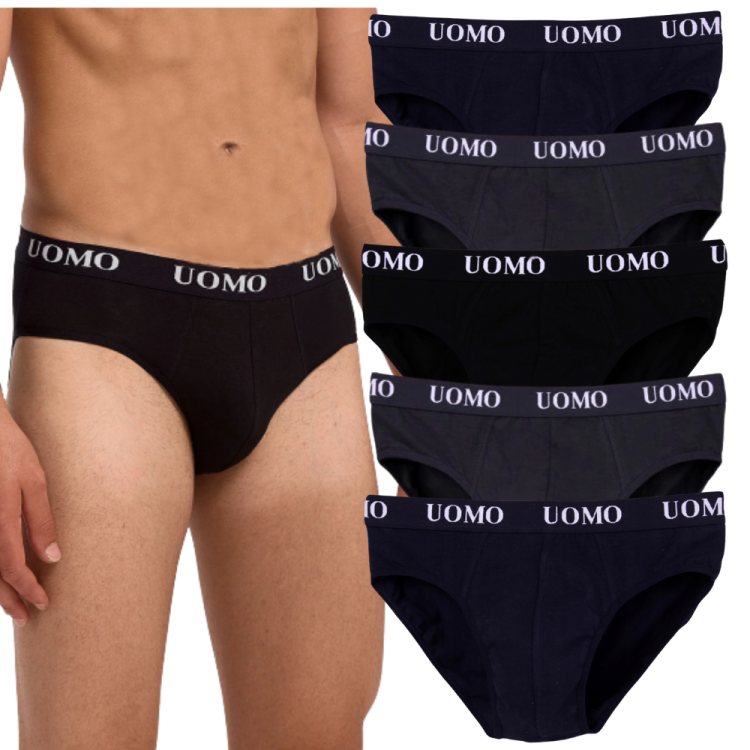 Slipy męskie – zestaw 6 sztuk klasycznej bielizny dla mężczyzn