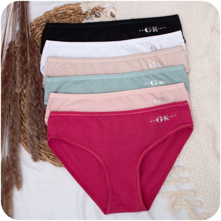 Majtki figi bawełniane damskie - zestaw
