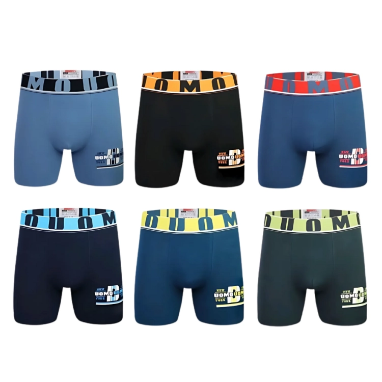 Bokserki bawełniane z długą nogawką - zestaw 3 sztuk