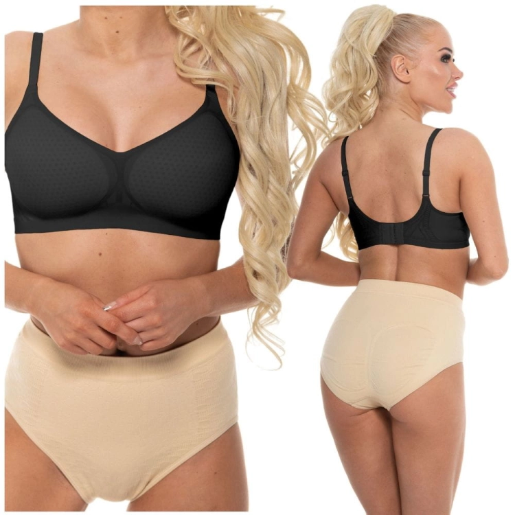 Biustonosz Bezszwowy Miękki - Komfortowy Stanik Bez Fiszbin