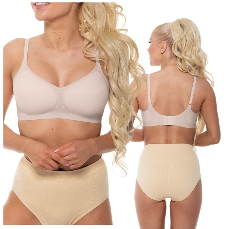 Biustonosz Bezszwowy Miękki - Komfortowy Stanik Bez Fiszbin