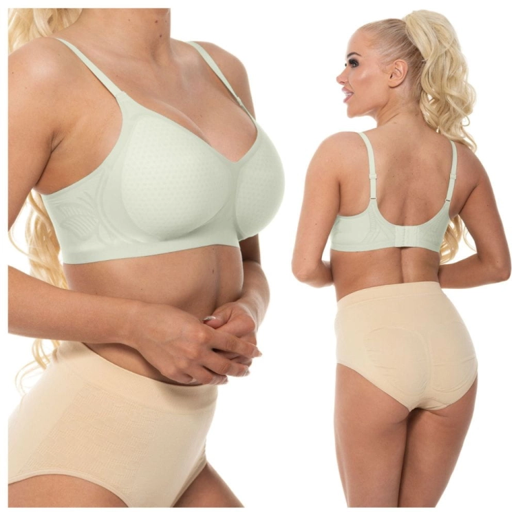 Biustonosz Bezszwowy Miękki - Komfortowy Stanik Bez Fiszbin