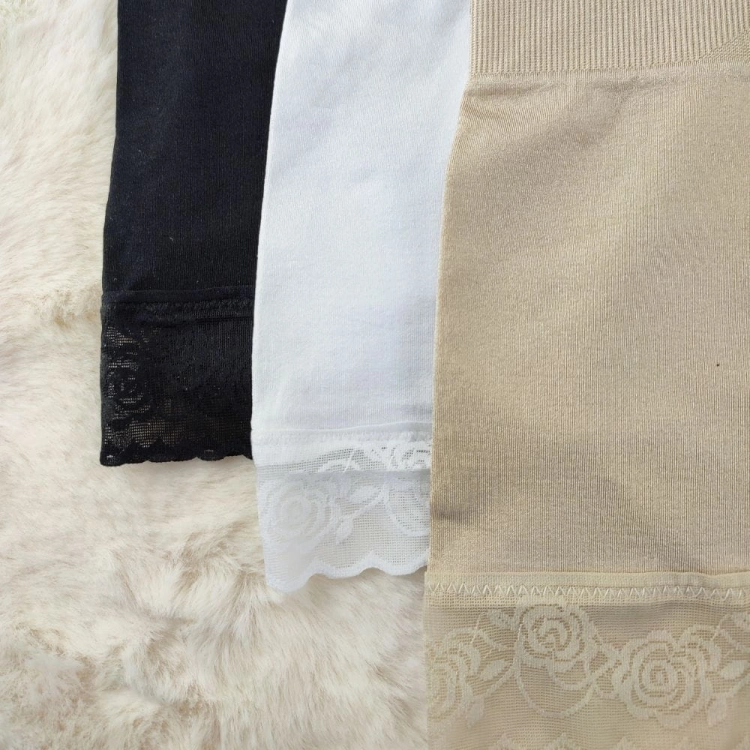 Majtki z Wysokim Stanem Wyszczuplające Z Długą Nogawką