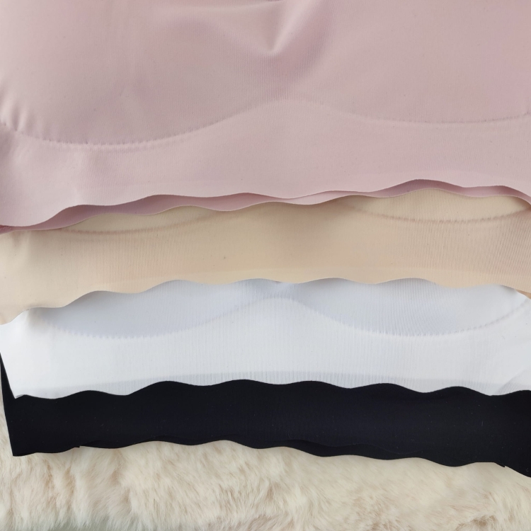 Biustonosz Bezszwowy Bez Fiszbin Miękki Biały