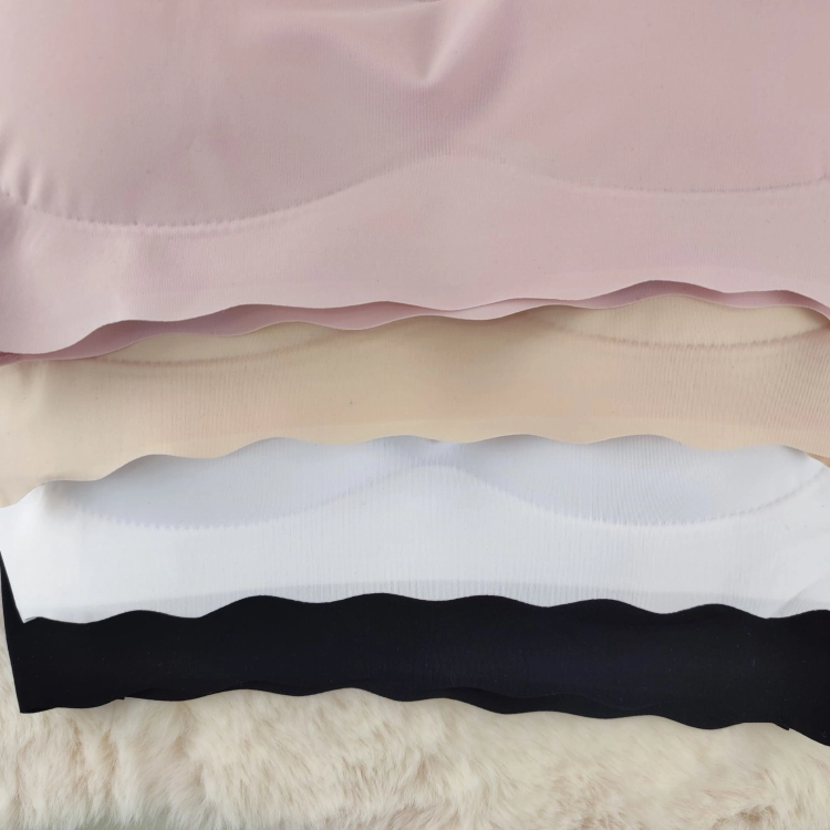 Biustonosz Bezszwowy Bez Fiszbin Miękki Biały