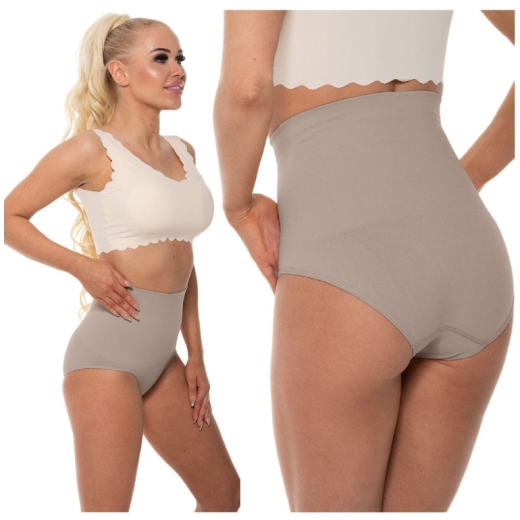 Majtki z Wysokim Stanem Wyszczuplające Brzuch i Boczki