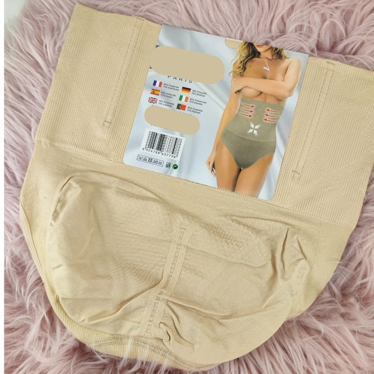 Majtki Modelujące Pośladki z Wysoki Stanem Antyrollujące