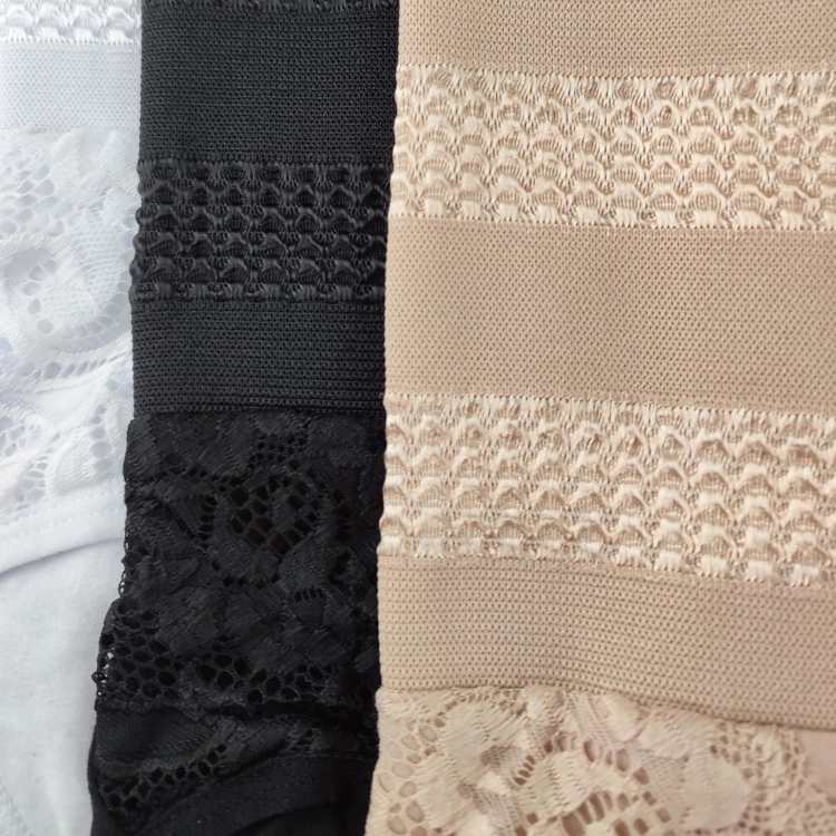 Majtki Wyszczuplające Brzuch z Koronkowym Wykończeniem