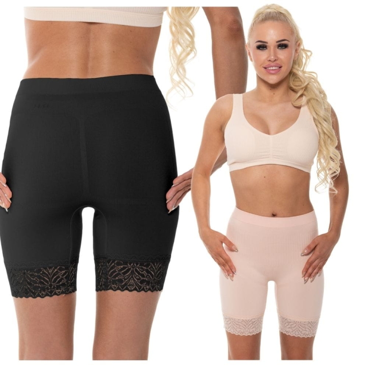 Majtki z Nogawkami Damskie Przeciw Otarciom Zestaw 3 sztuk L-XL