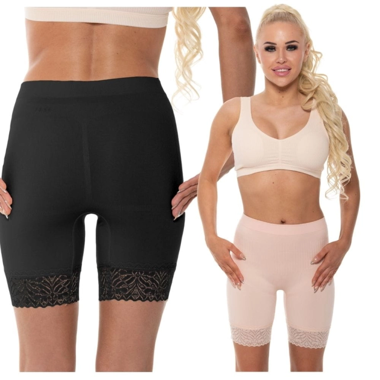 Majtki z Nogawkami Damskie Przeciw Otarciom Zestaw 3 sztuk L-XL