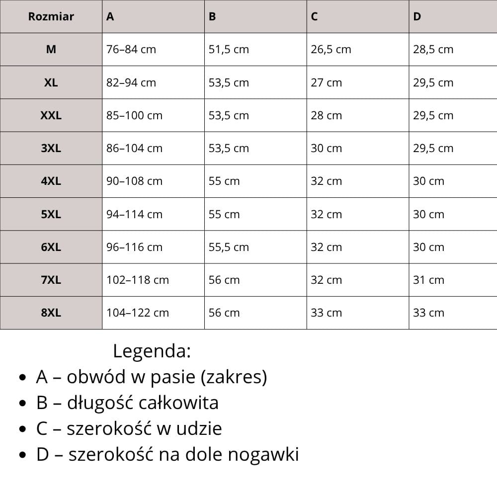 Krótkie spodenki męskie bojówki z dużymi kieszeniami