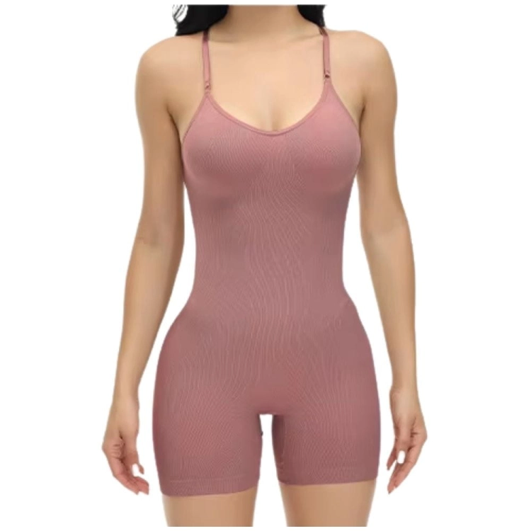 Body Wyszczuplające Modelujące Talię i Pośladki Brudny Róż