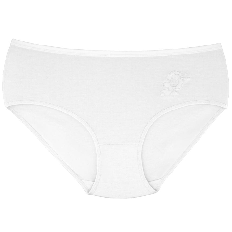 Majtki Bawełniane z Wysokim Stanem Figi 6-PAK