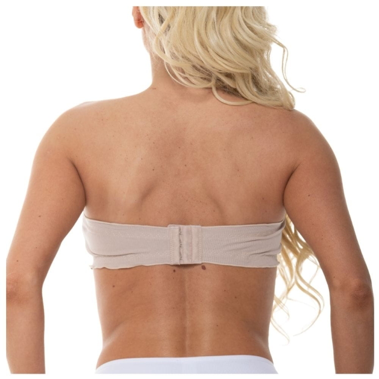 Biustonosz Bandeau Beżowy 3-pak