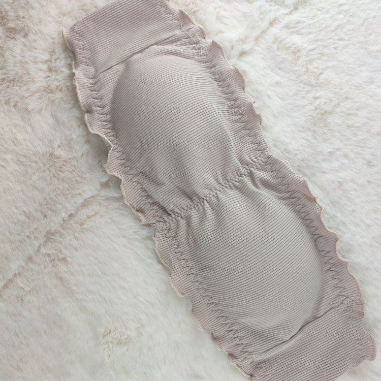 Biustonosz Bandeau Beżowy 3-pak