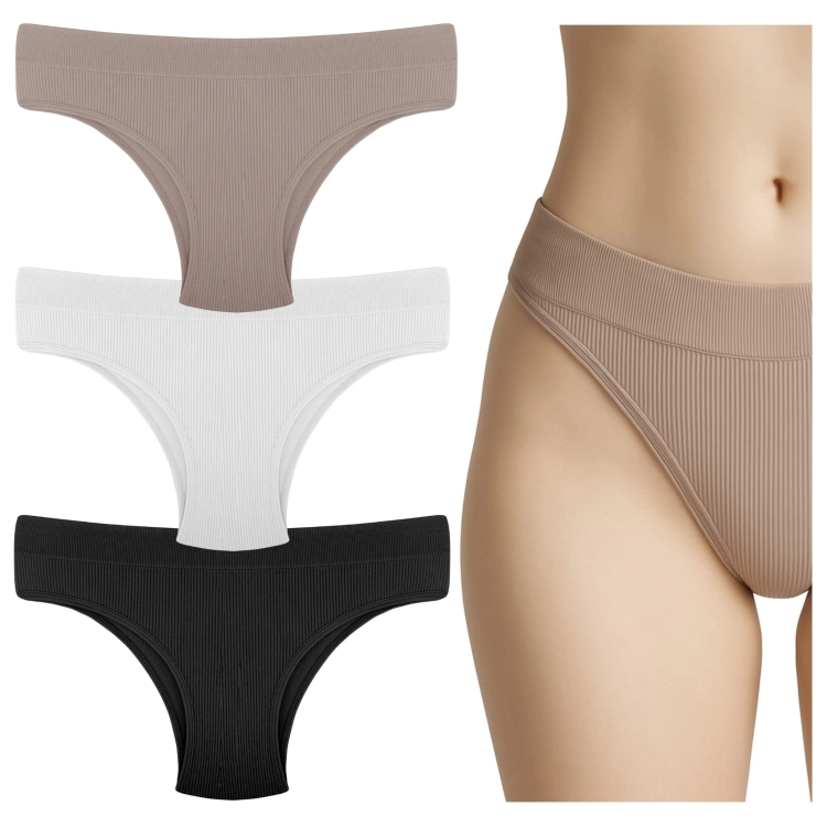 Brazyliany z Wysokim Stanem Prążek Zestaw 3 sztuk