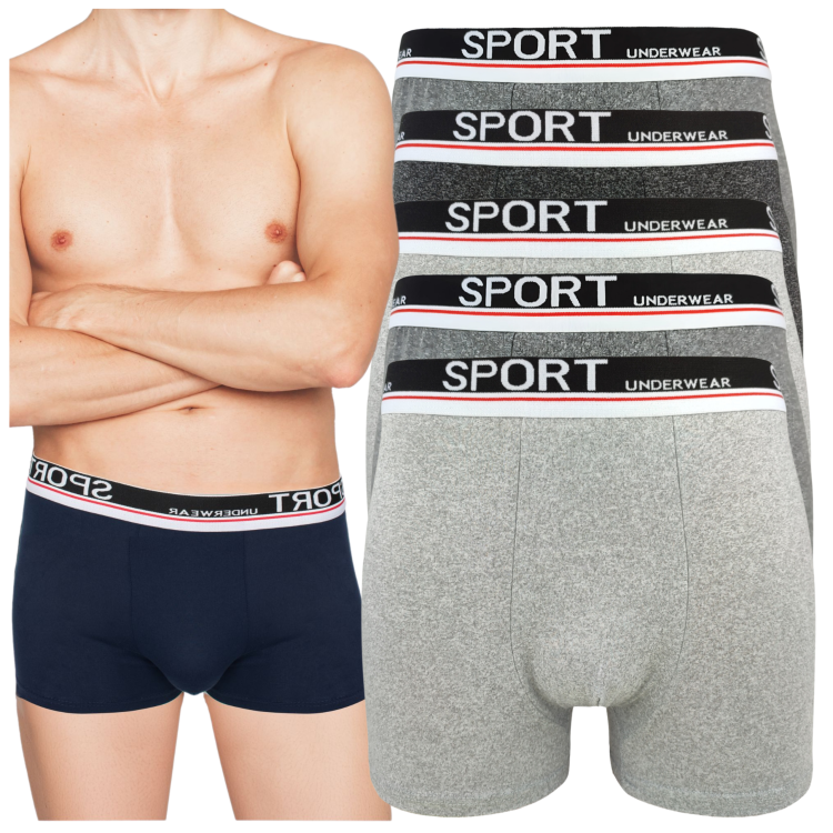 Bokserki Męskie Bawełniane Wygodne 6-pak