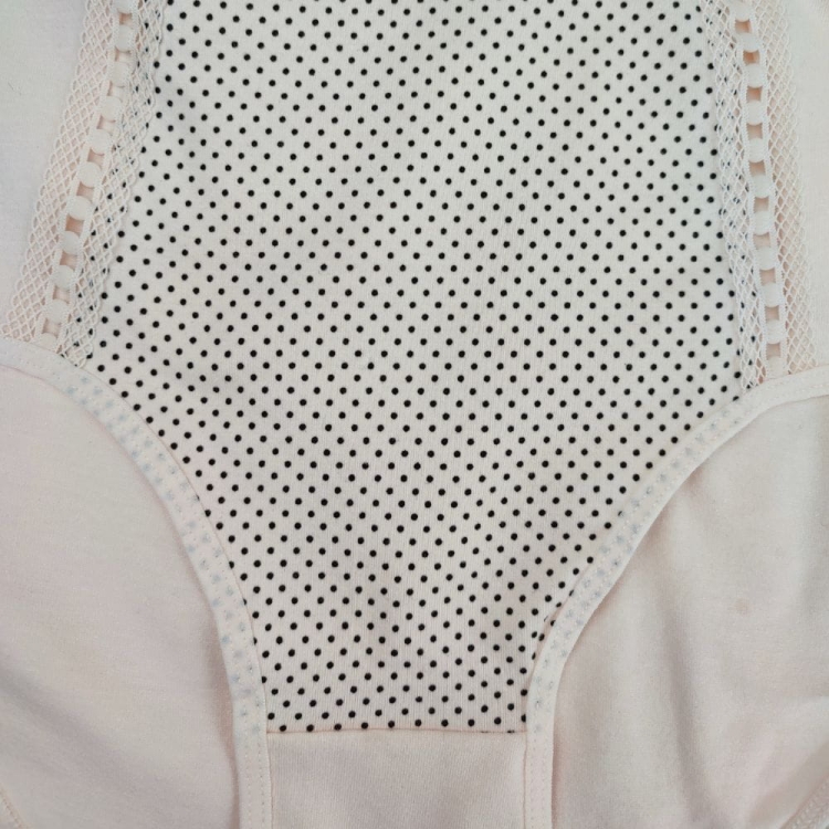 Majtki Damskie Figi Bawełniane Wygodne z Kropkami 6-Pak