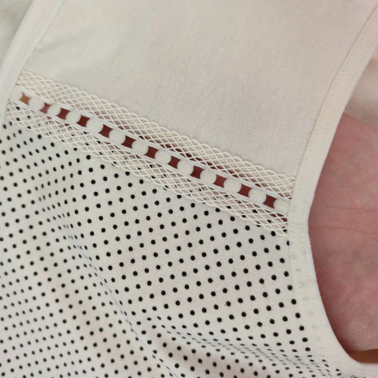 Majtki Damskie Figi Bawełniane Wygodne z Kropkami 6-Pak