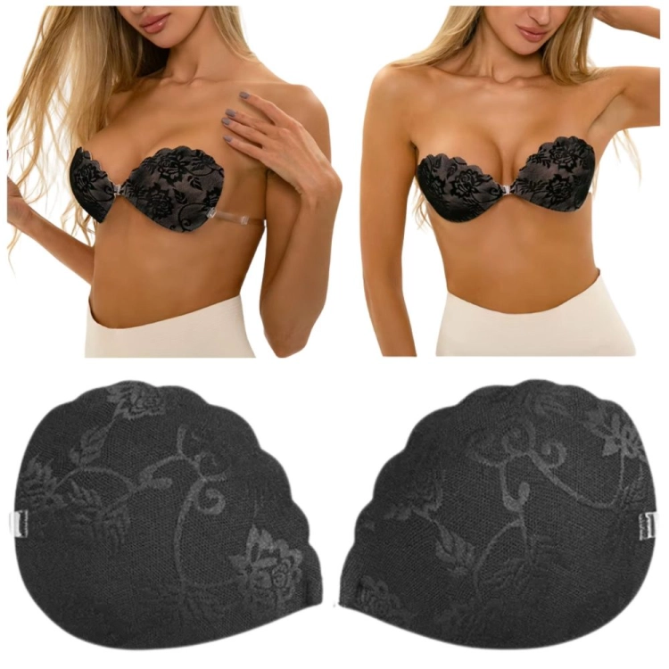 Biustonosz Samoprzylepny Koronkowy Wygodny Samonośny