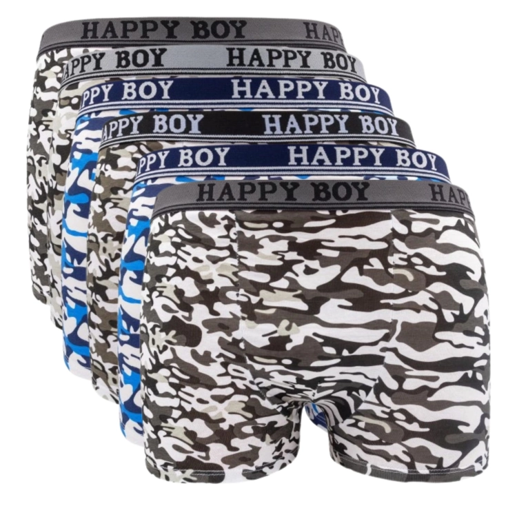 Bokserki Chłopięce Moro Zestaw Wygodne 6-Pak