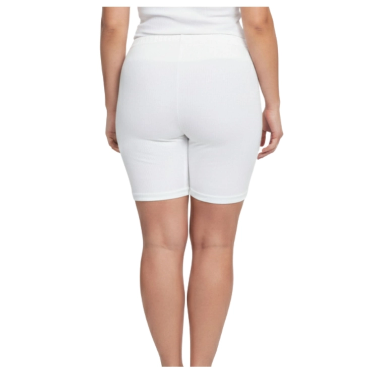 Reformy z Nogawkami Bawełniane Przeciw Otarciu Ud Białe