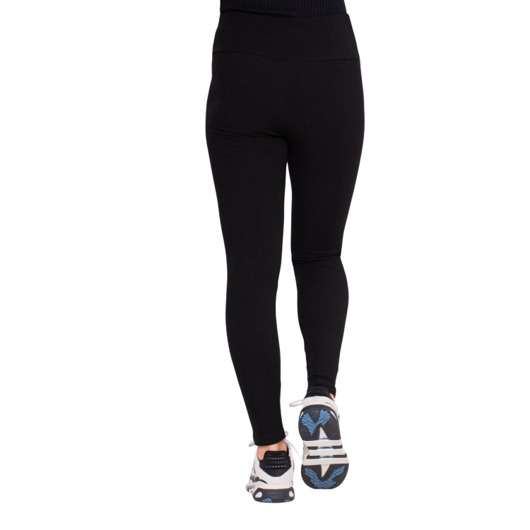 Ocieplane Leginsy Damskie Rozciągliwe Prążkowane Uniwersalne