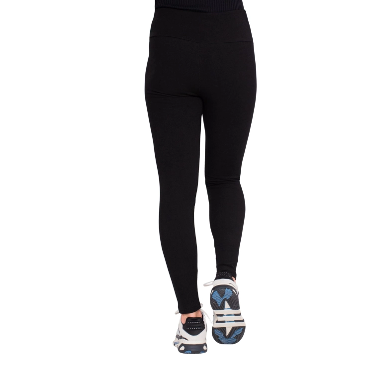 Ocieplane Leginsy Damskie Rozciągliwe Prążkowane Uniwersalne