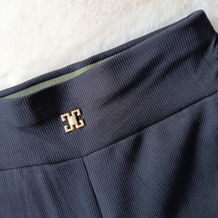 Getry Ocieplane Termiczne Prążkowane Elastyczne Wygodne