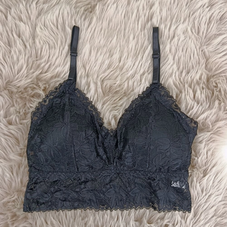 Biustonosz koronka na cienkich ramiączkach