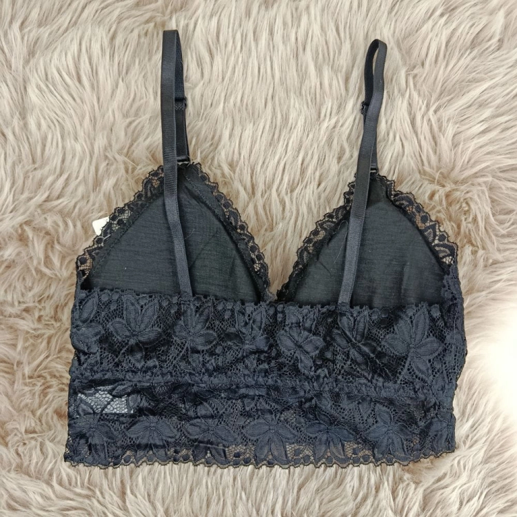 Biustonosz koronka na cienkich ramiączkach