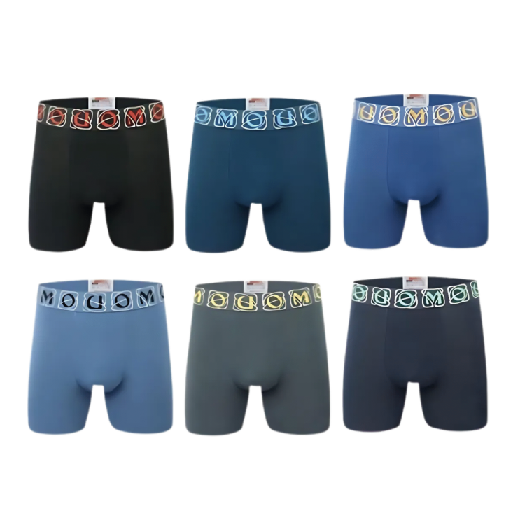 Bokserki Męskie Z Długą Nogawką Szorty Bawełniane Majtki 3-Pak