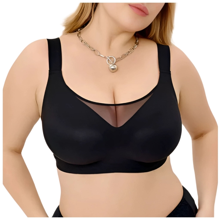 Biustonosz Bez Fiszbin Wygodny Miękki Bezszwowy Push Up