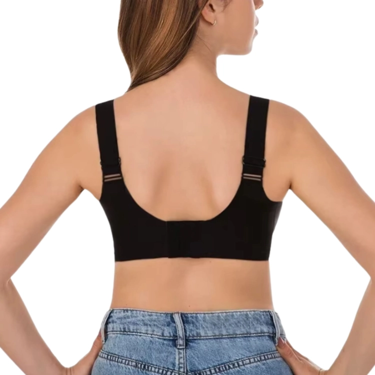 Biustonosz Bez Fiszbin Wygodny Miękki Bezszwowy Push Up