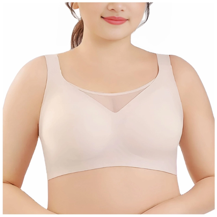 Biustonosz Push Up Bezszwowy Miękki Bez Fiszbin Modelujący