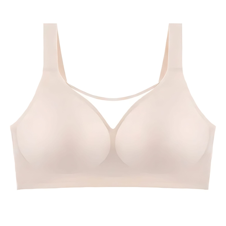 Biustonosz Push Up Bezszwowy Miękki Bez Fiszbin Modelujący