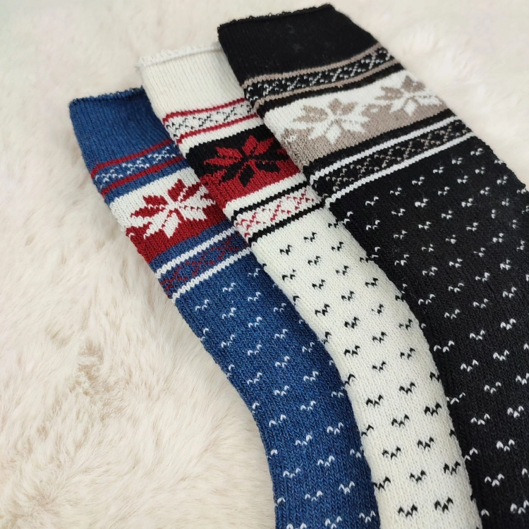 Ciepłe Skarpety Alpaka Zimowe Komfortowe Naturalne 3-pak