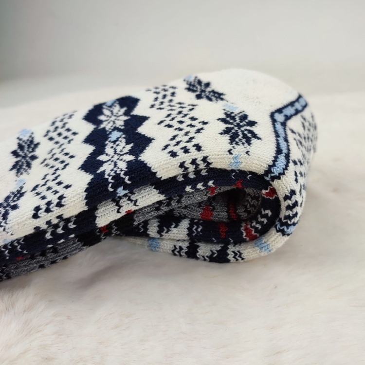 Skarpetki Wełniane Ciepłe Damskie Wygodne Na Zimę 3-pak