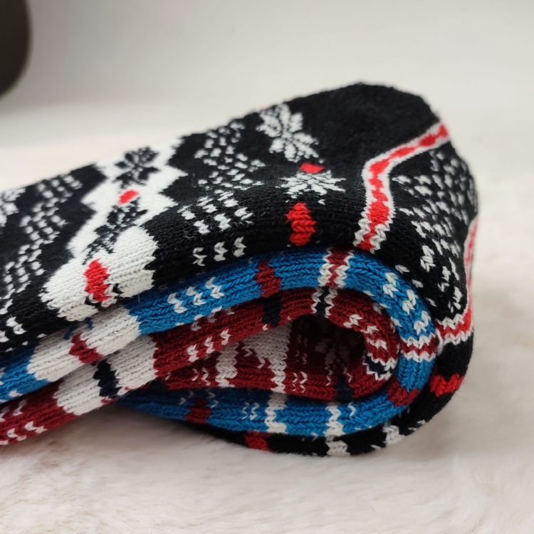 Skarpetki Wełniane Ciepłe Damskie Wygodne Na Zimę 3-pak