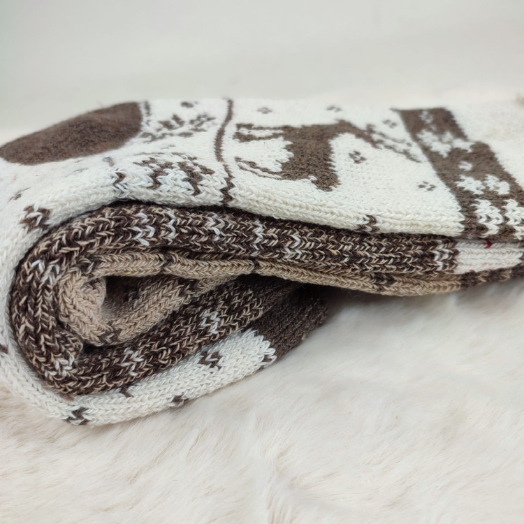 Skarpety Z Alpaki Norweskie Bezuciskowe Komfortowe 3-pak