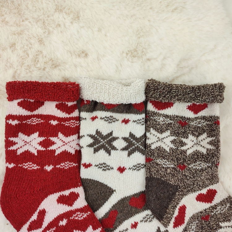 Skarpety Wełniane Bezuciskowe Termiczne Norweskie 3-pak