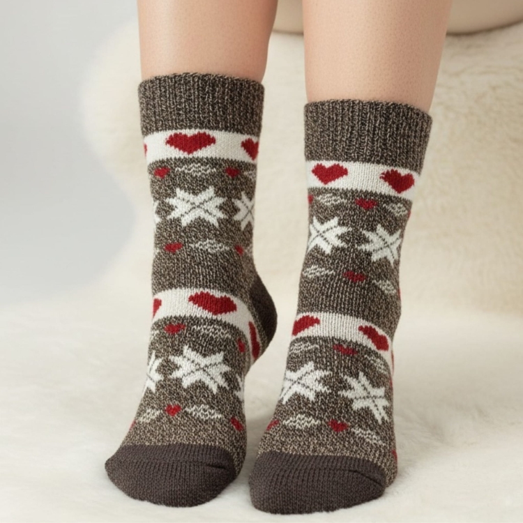 Skarpety Wełniane Bezuciskowe Termiczne Norweskie 3-pak