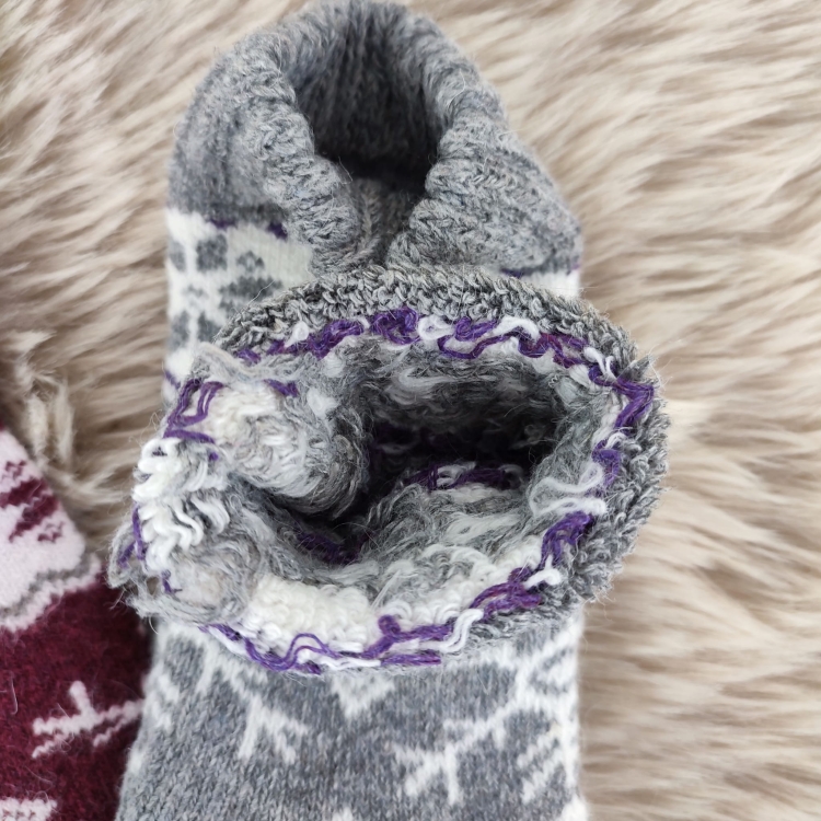 Skarpetki Z Alpaki Termiczne Zimowe Komfortowe Damskie 3-pak